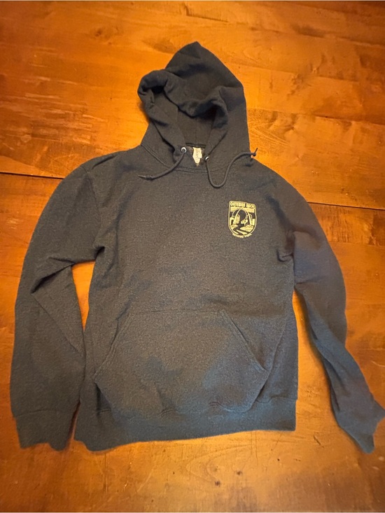 Jerzees Other - Gateway arch Jerzees Navy Hooded Pullover with Chest Crest